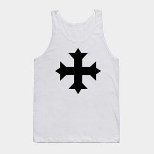 Coptic cross (black) Tank Top